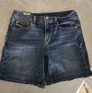 Womens Sz 26 Gap Denim Shorts Mid Rise Sz 2